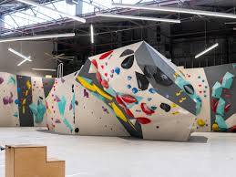 A photo of a bouldering wall at Blochaus Port Melbourne