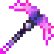 An animation of a pickaxe